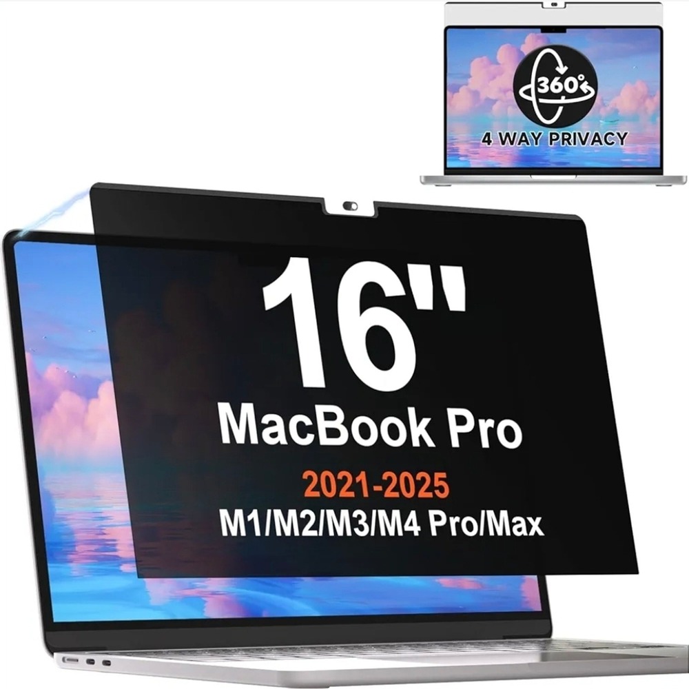 Mamol Magnetic 360 Privacy Screen Protector MacBook Pro 16 Blue Light Filter